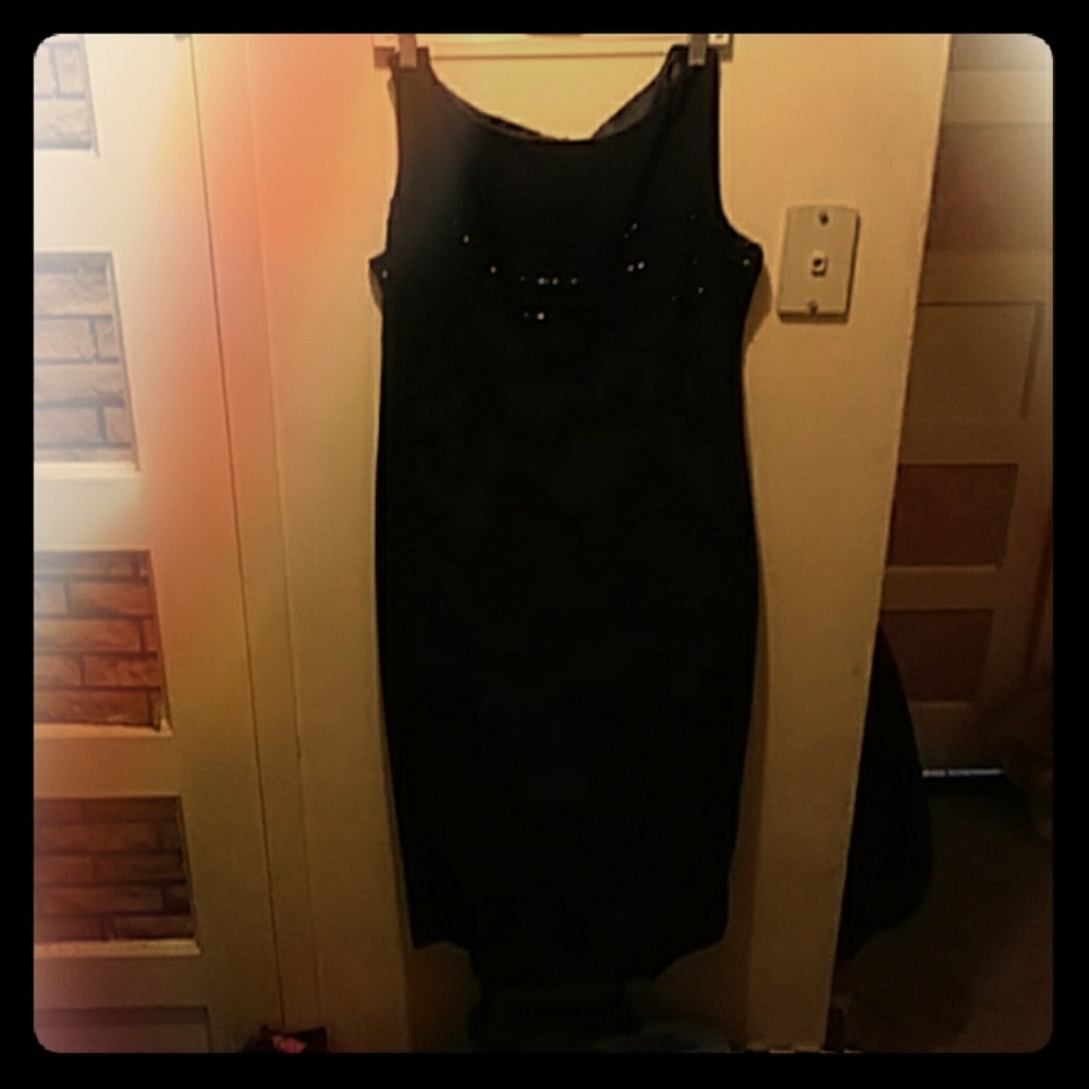 Black formal dress